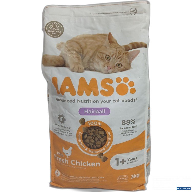 Artikel Nr. 885462: Iams Katzenfutter Hairball Fresh Chicken 1+ 3kg 