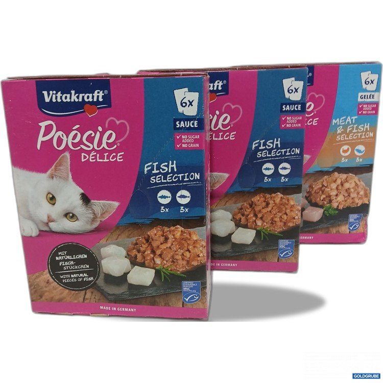 Artikel Nr. 950462: Vitakraft Katzenfutter Fish und Meat&Fish Selection 3x 6x 85g 