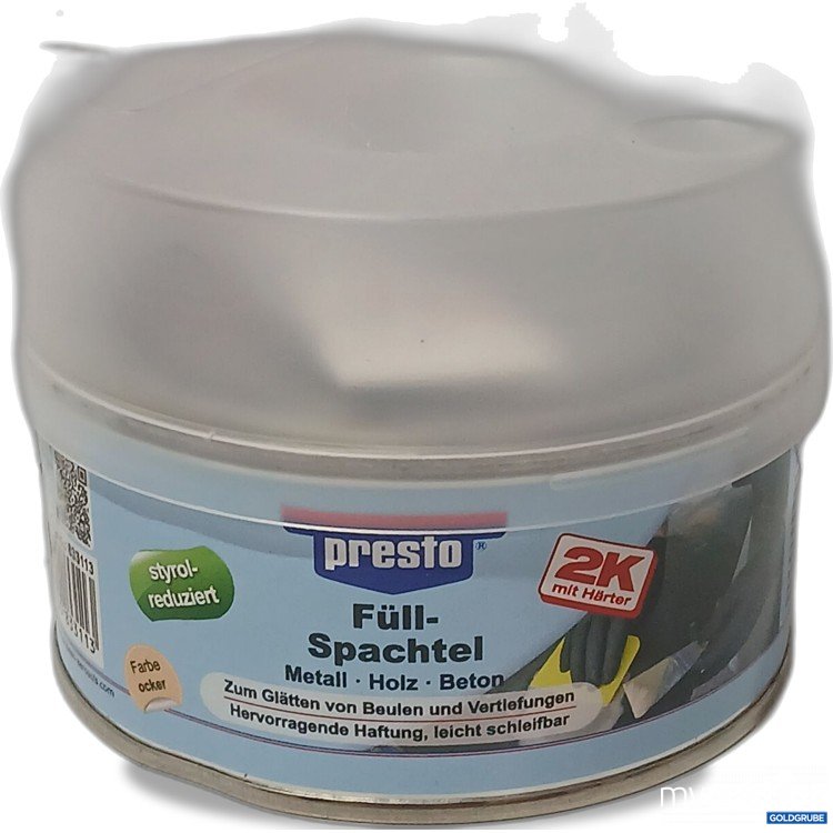Artikel Nr. 967462: Presto 2K Füllspachtel 488g & Härter 12g