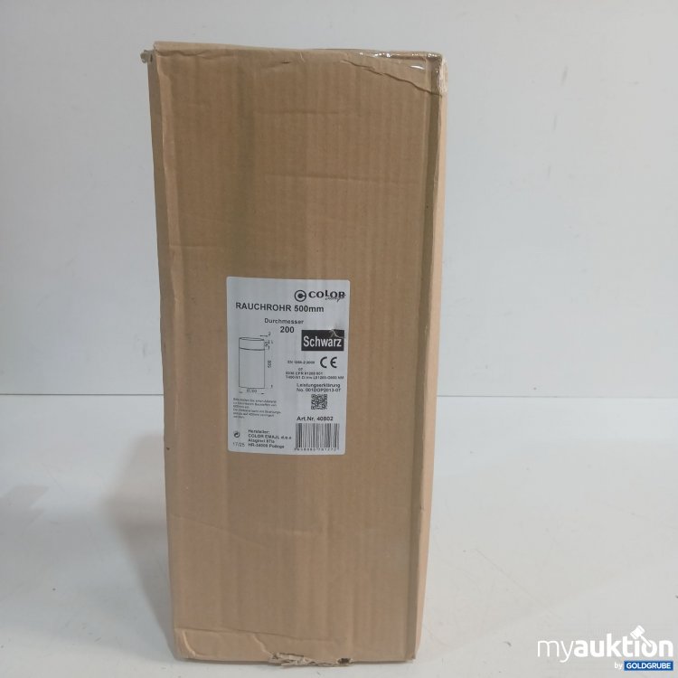Artikel Nr. 996462 Artikel Nr. 996462: Color Emajl Rauchrohr 500mm Durchmesser 200 schwarz 40802