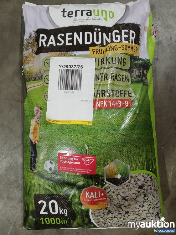 Artikel Nr. 997462 Artikel Nr. 997462: TERRAUNO Rasendünger 20kg