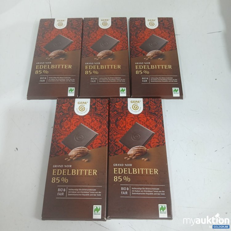 Artikel Nr. 460463 Artikel Nr. 460463: Gepa Grand Noir Edelbitter 85% Schokolade je 100g