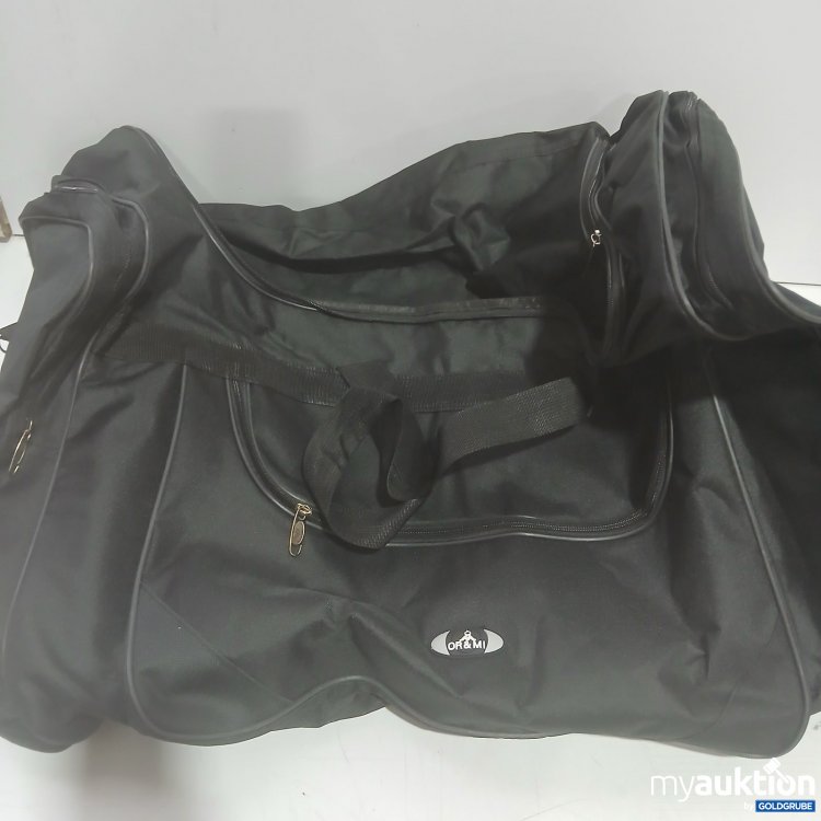 Artikel Nr. 468463 Artikel Nr. 468463: Or&Mi Reisetasche schwarz mit mehreren Reißverschlussfächern länge 14cm breite 26cm