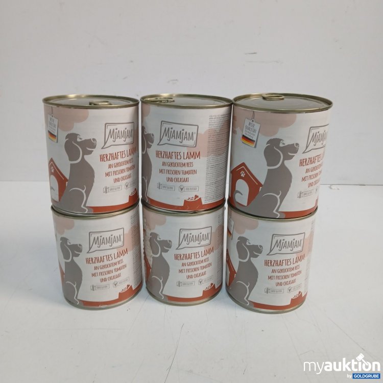 Artikel Nr. 470463: Mjamjam Herhaftes Lamm Hundefutter 6x800g