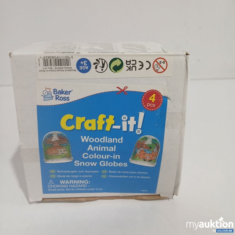 Artikel Nr. 856463 Artikel Nr. 856463: Craft-It Schneekugeln zum Ausmalen