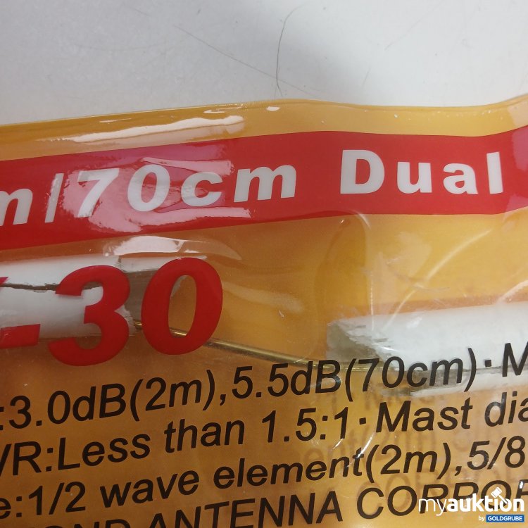 Artikel Nr. 969463 Artikel Nr. 969463: Diamond Antenna 2m|70cm Dual Band High Performance Gain Vertical Antenna X-30