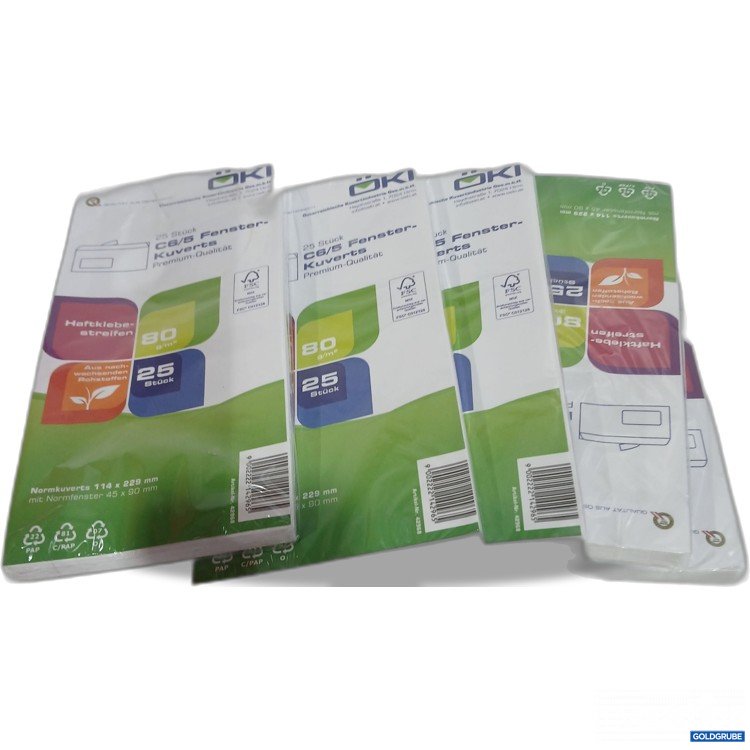 Artikel Nr. 985463 Artikel Nr. 985463: Öki C6/5 Fensterkuverts 5x25stk