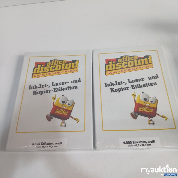 Artikel Nr. 397464 Artikel Nr. 397464: Office Discount InkJet, Laser und Kopier Etiketten 4000x weiß 48,5x25,4mm