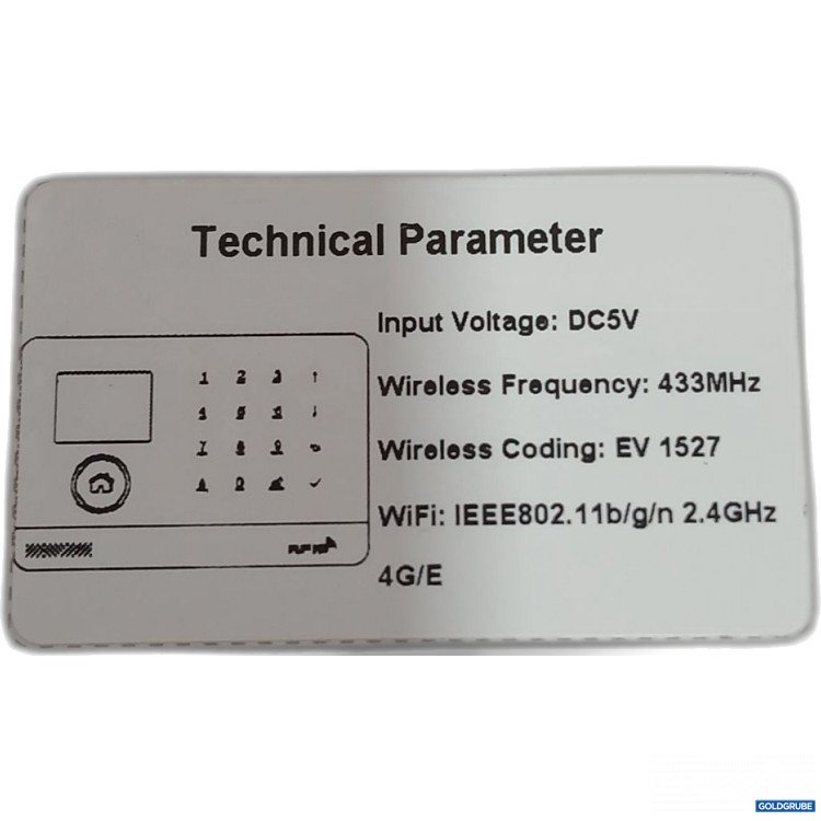 Artikel Nr. 443464: Tuya Intelligent Alarm Voltage: DC5V 433MHz