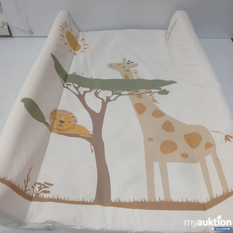Artikel Nr. 464464: Wickelauflage mit Tiermotiv Giraffe und Löwe