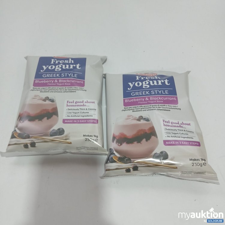 Artikel Nr. 857464 Artikel Nr. 857464: EasiYo Fresh Yogurt Blueberry & Blackcurrant 2x230g