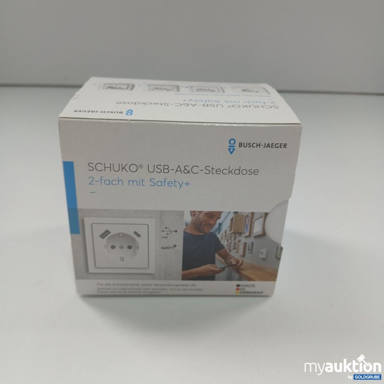 Artikel Nr. 861464: Busch-Jaeger Schuko USB-A&C Steckdose Schwarz 