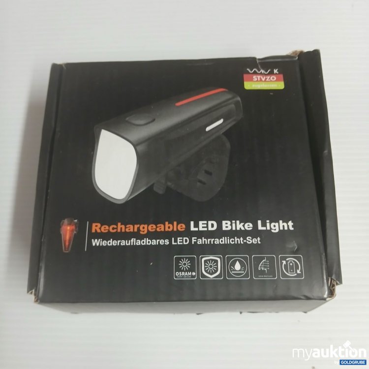 Artikel Nr. 922464: Rechargeable LED Bike Light Wiederaufladbares Fahrradleucht-Set