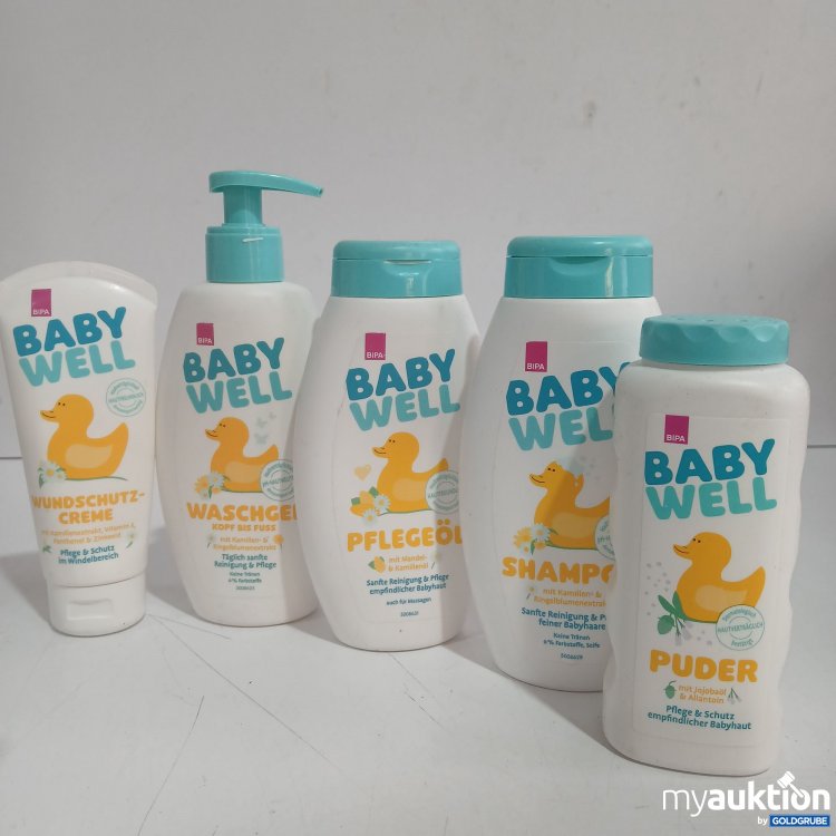 Artikel Nr. 972464: Babywell Baby Pflege Produkte 3x250ml 1x75ml 1x100g 