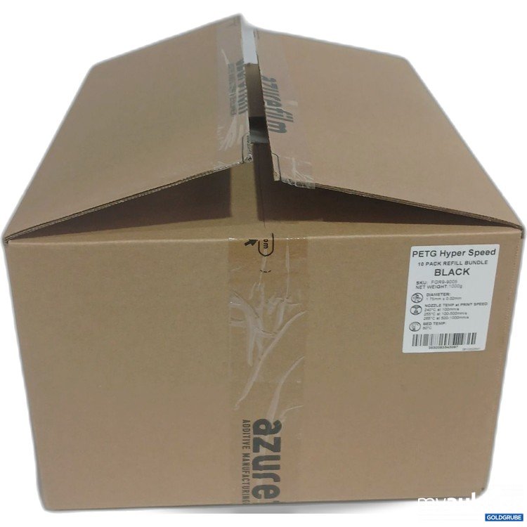 Artikel Nr. 992464 Artikel Nr. 992464: Azure Film PETG Hyper Speed 10 Pack Refill Bundle Pack 1,75mm 1kg black