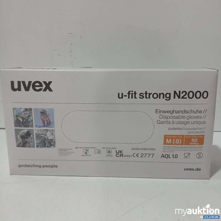 Artikel Nr. 993464: Uvex u-fit strong N2000 Einweghandschuhe Gr M(8) 50Stk
