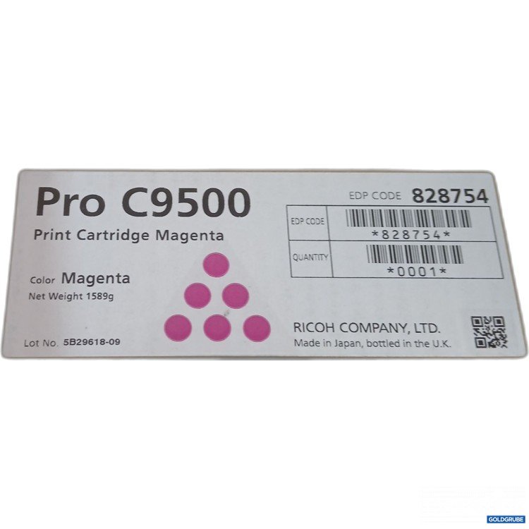 Artikel Nr. 996464 Artikel Nr. 996464: Ricoh Print Cartridge Pro C9500 Magenta 1589g