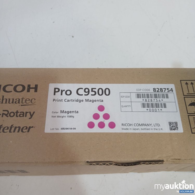 Artikel Nr. 996464 Artikel Nr. 996464: Ricoh Print Cartridge Pro C9500 Magenta 1589g