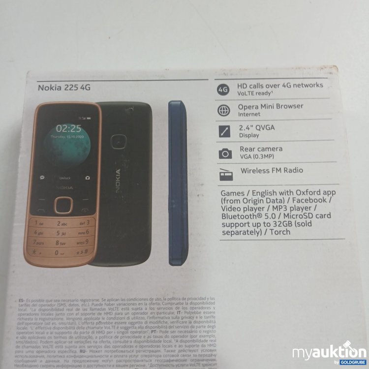Artikel Nr. 438465 Artikel Nr. 438465: Nokia 225 4G TA-1316 DS Black