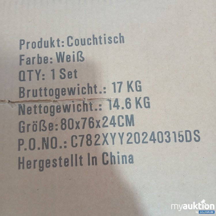 Artikel Nr. 439465 Artikel Nr. 439465: Couchtisch Weiß WF303615AAW