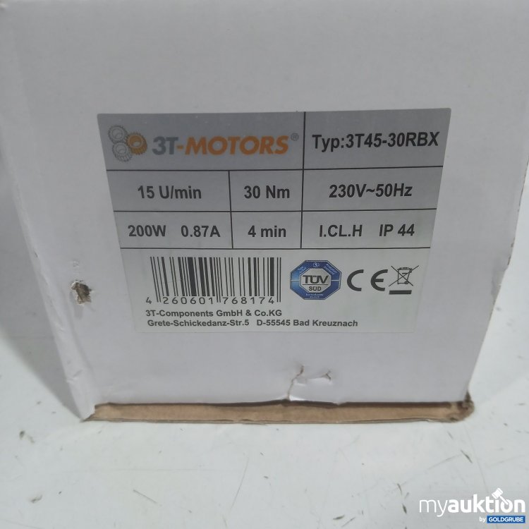 Artikel Nr. 465465 Artikel Nr. 465465: 3T-MOTORS Elektromotor Typ 3T45-30RBX