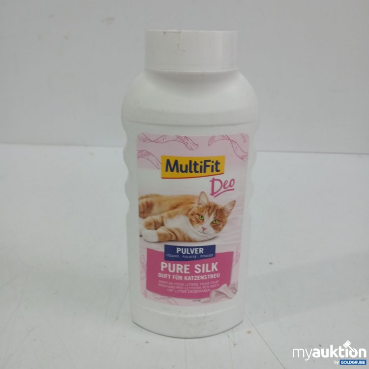 Artikel Nr. 466465: MultiFit Deo Pulver Pure Silk Duft für Katzenstreu 750g