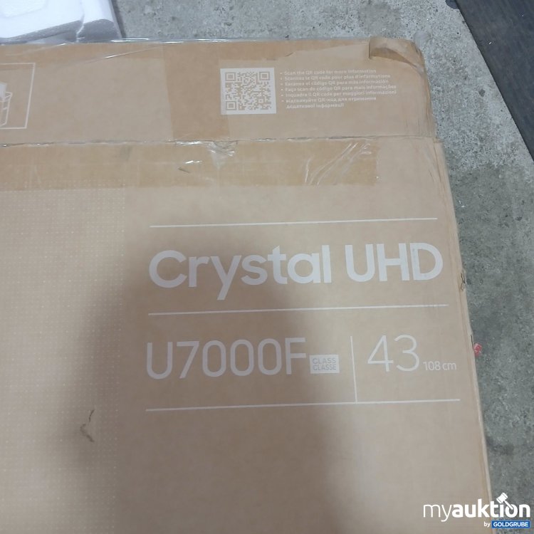 Artikel Nr. 468465 Artikel Nr. 468465: Samsung Crystal UHD U7000F 43 Zoll Fernseher beschädigt und gebraucht