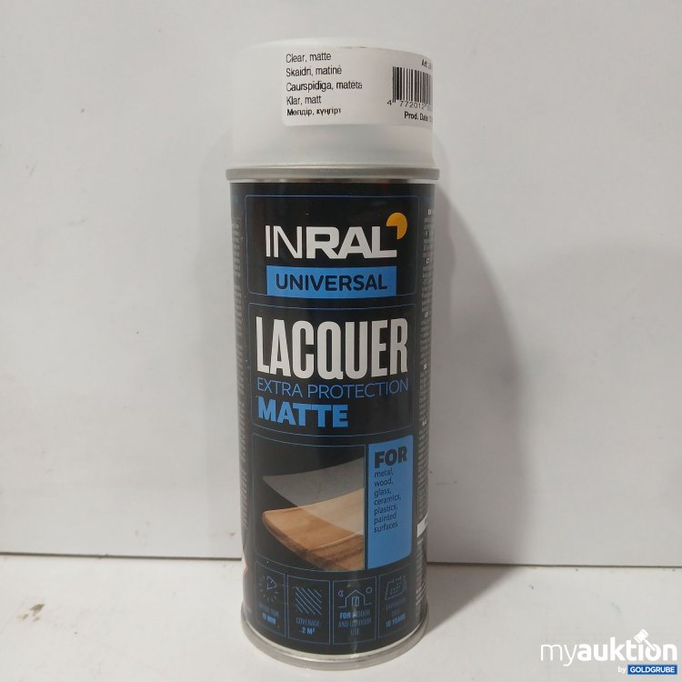 Artikel Nr. 478465: INRAL universal Lack extra protection clear matte 400ml Art.-Nr. 26-7-0-003 