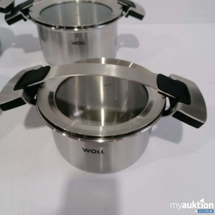 Artikel Nr. 860465: Woll Edelstahl Topfset, 1.5L 20cm, 3L 27cm,3L 24cm, 5L 28cm