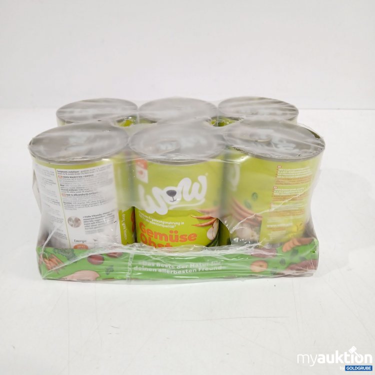 Artikel Nr. 865465: WOW 100% Pur Gemüse Obst Hundefutter 6×400g