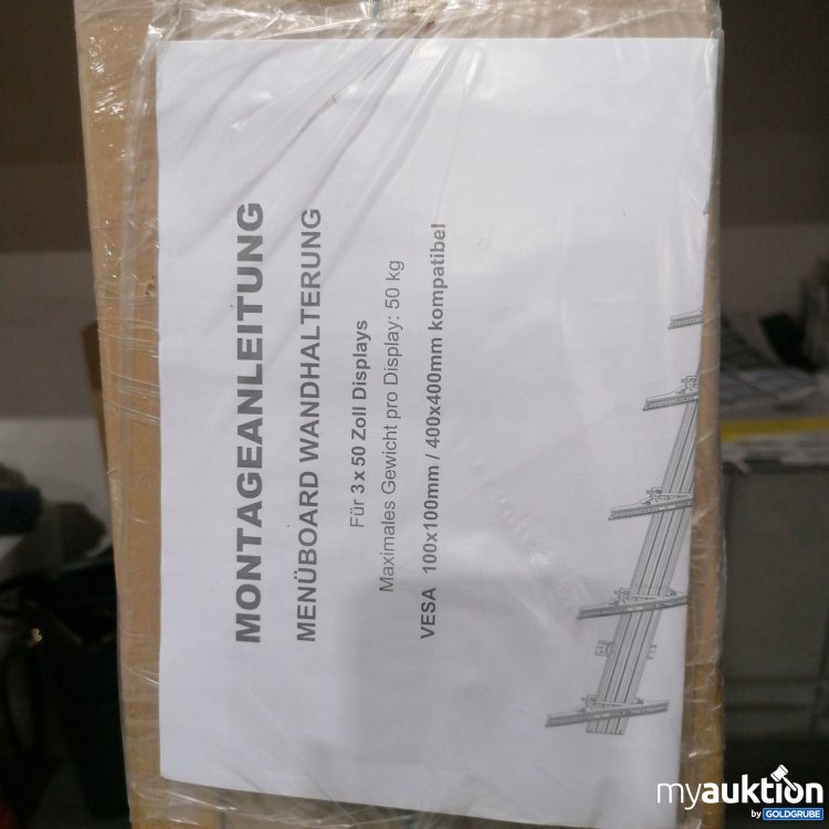 Artikel Nr. 878465 Artikel Nr. 878465: Menüboard Wandhalterung