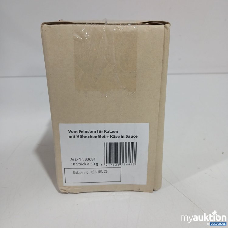 Artikel Nr. 885465: Vom Feinsten für Katzen mit Hühnchenfilet + Käse in Sauce 18x50g