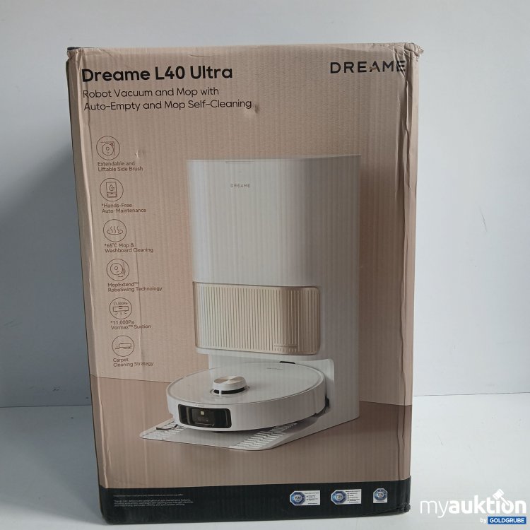 Artikel Nr. 902465: DREAME L40 ULTRA Roboterstaubsauger Auto-Empty und Self-Cleaning funktioniert mit Amazon Alexa RLX53SE 447x422x642mm