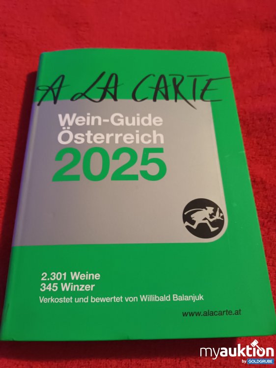 Artikel Nr. 907465: Buch, A la Carte, Wein Guide Österreich 2025