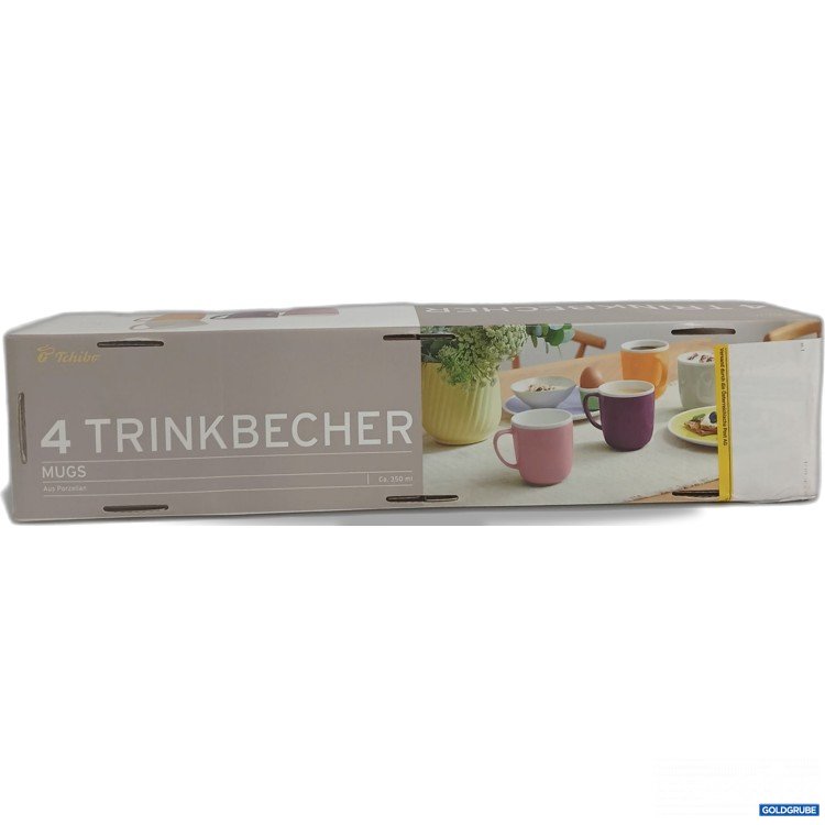 Artikel Nr. 956465: Tchibo 4 Trinkbecher aus Porzellan 350ml 