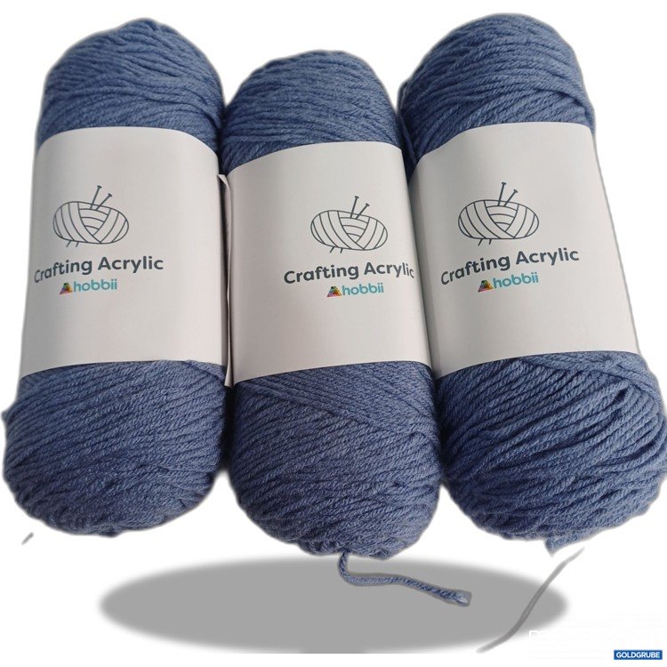 Artikel Nr. 982465: Hobbii Crafting Acrylic, Jeansblau, 3x347m