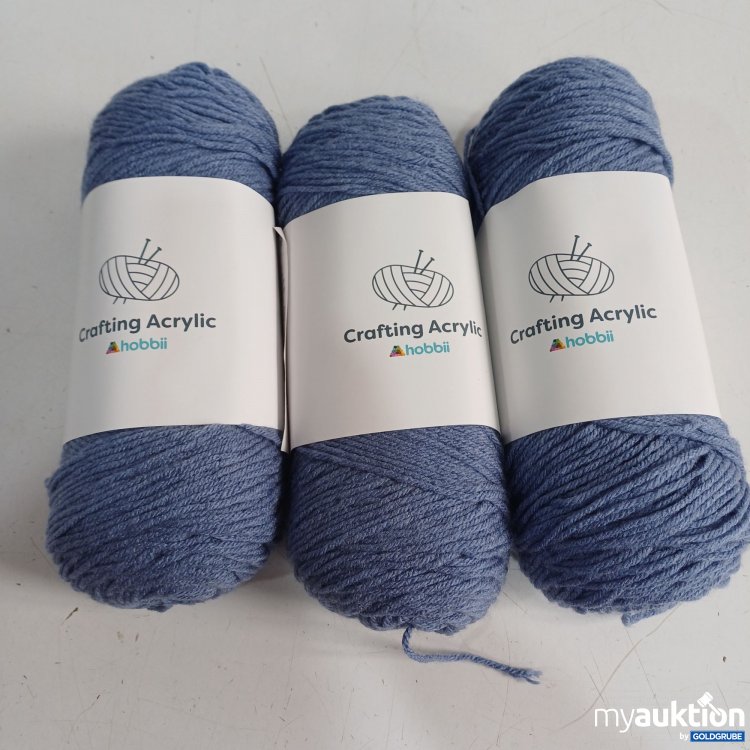 Artikel Nr. 982465: Hobbii Crafting Acrylic, Jeansblau, 3x347m