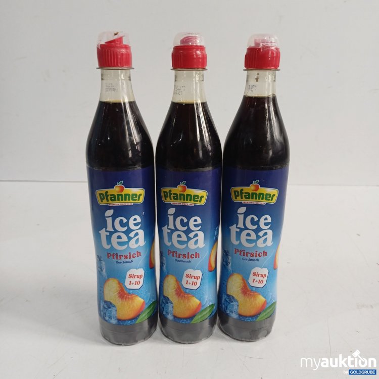 Artikel Nr. 983465: Pfanner Sirup Eistee Pfirsich, 3Stk, 700ml