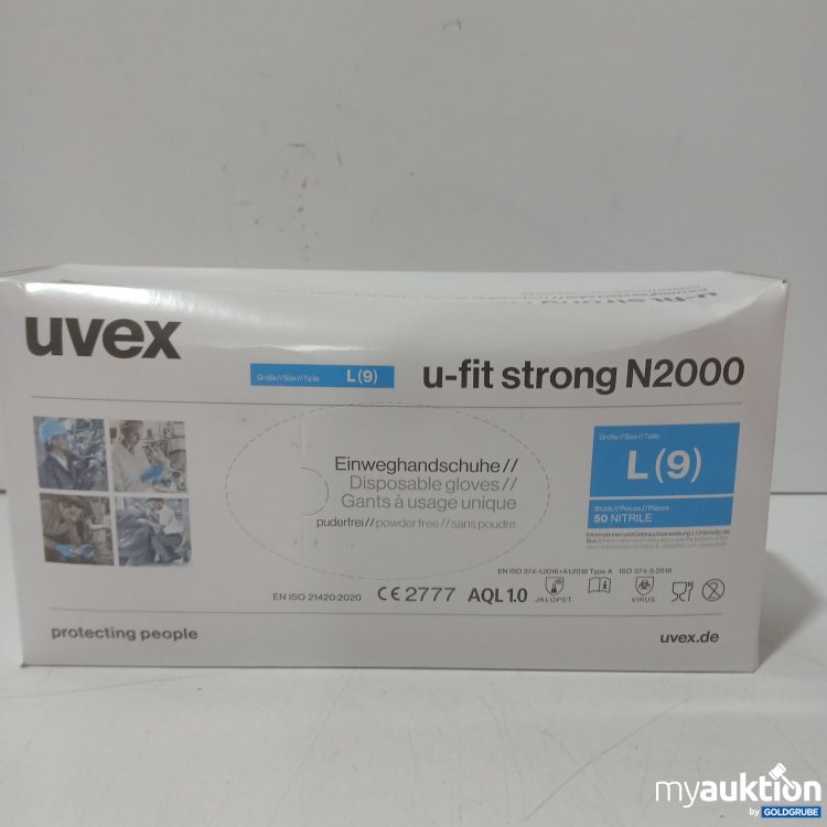 Artikel Nr. 993465: Uvex u-fit strong N2000 Einweghandschuhe Gr L(9) 50Stk