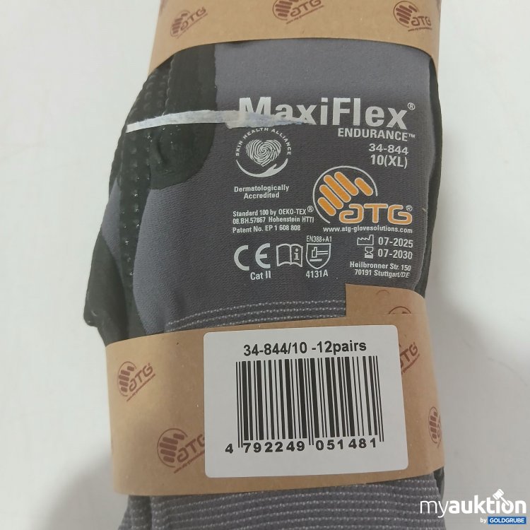 Artikel Nr. 995465: MaxiFlex Arbeitshandschuhe Gr 10 XL 34-844  12Paar