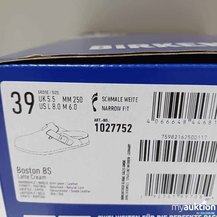 Artikel Nr. 463466 Artikel Nr. 463466: Birkenstock Boston BS Größe 39