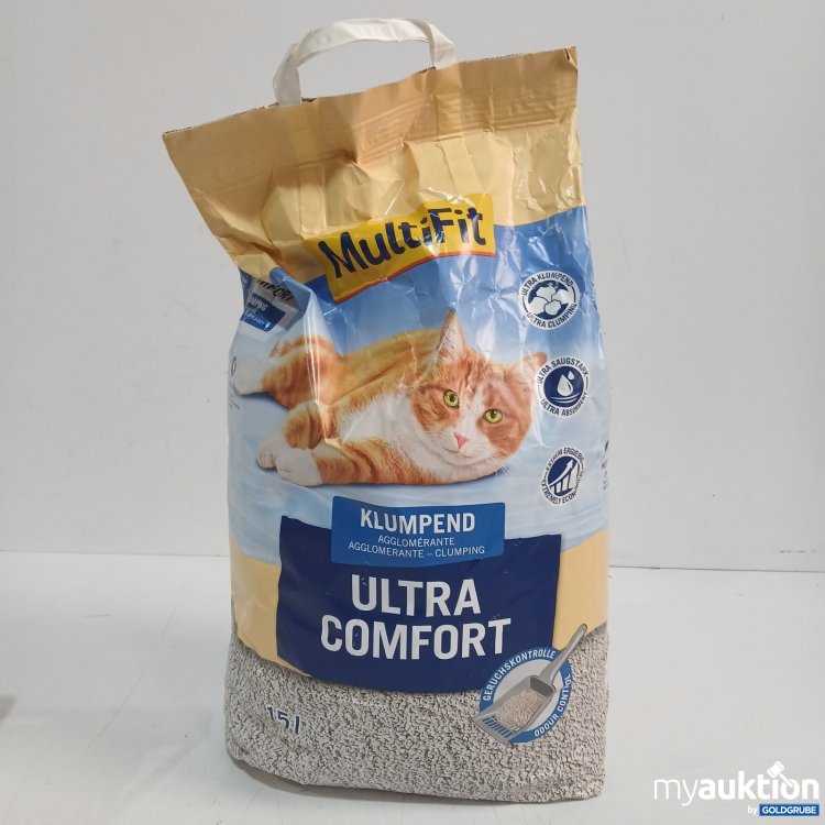 Artikel Nr. 470466: MultiFit Katzenstreu Ultra Comfort klumpend 15 l