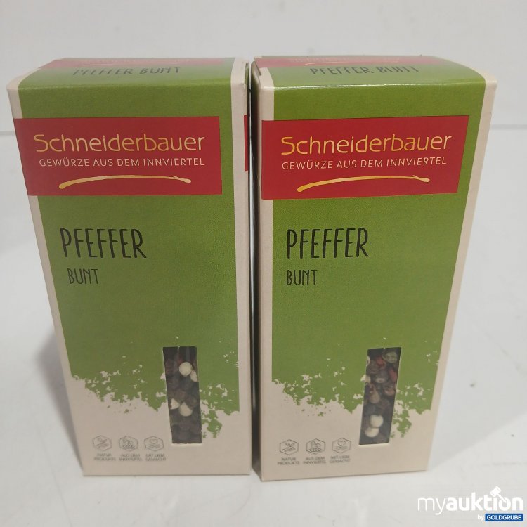 Artikel Nr. 524466: Schneiderbauer Pfeffer bunt je 50g