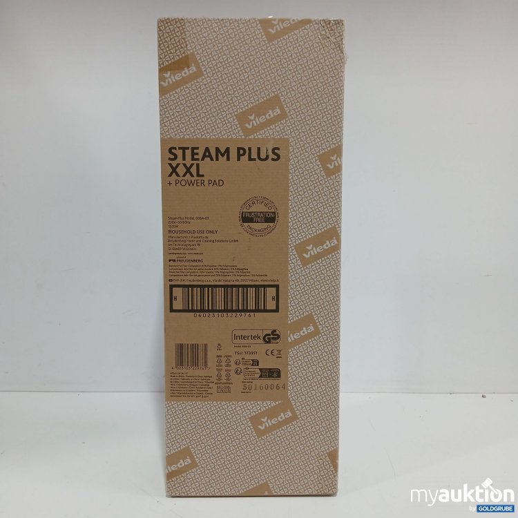 Artikel Nr. 876466 Artikel Nr. 876466: Vileda Steam Plus XXL + Power pad