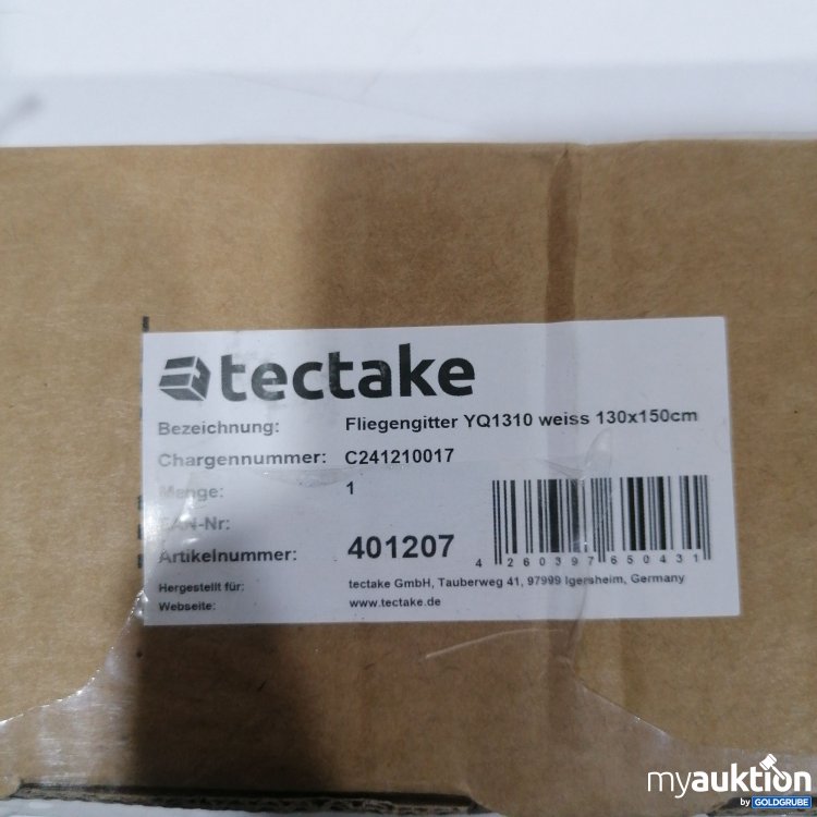 Artikel Nr. 896466: Tectake Fliegengitter YQ1310 130x150cm