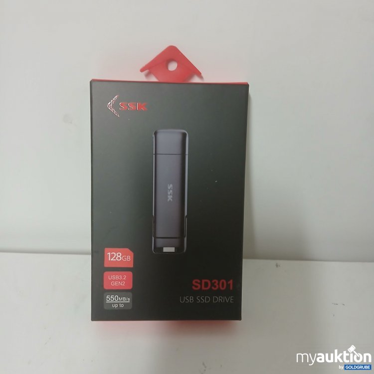 Artikel Nr. 917466 Artikel Nr. 917466: SSK SD301 USB SSD Drive 128GB