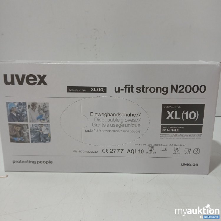 Artikel Nr. 993466 Artikel Nr. 993466: Uvex u-fit strong N2000 Einweghandschuhe Gr XL(10) 50Stk