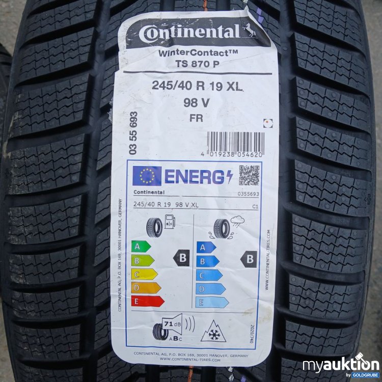 Artikel Nr. 523467: Continental WinterContact TS 870 P 245/40 R19 98V