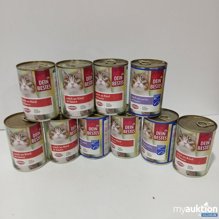 Artikel Nr. 858467 Artikel Nr. 858467: Dein Bestes diverse Katzenfutter 10x 415g