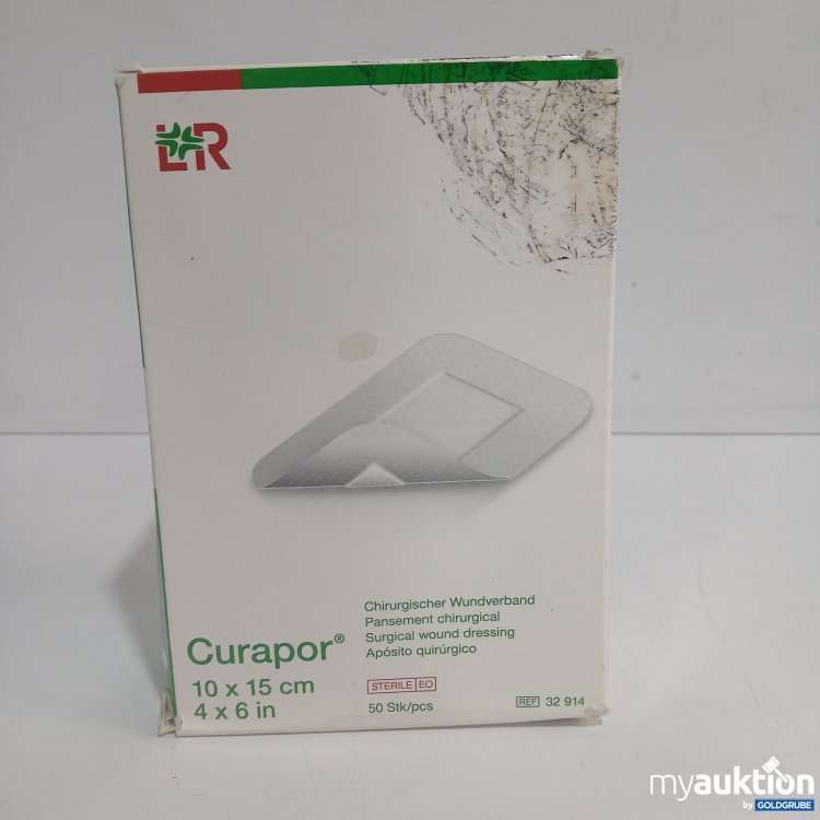 Artikel Nr. 910467 Artikel Nr. 910467: LR Curapor Chirugischer Wundverband 10x15cm 50Stk